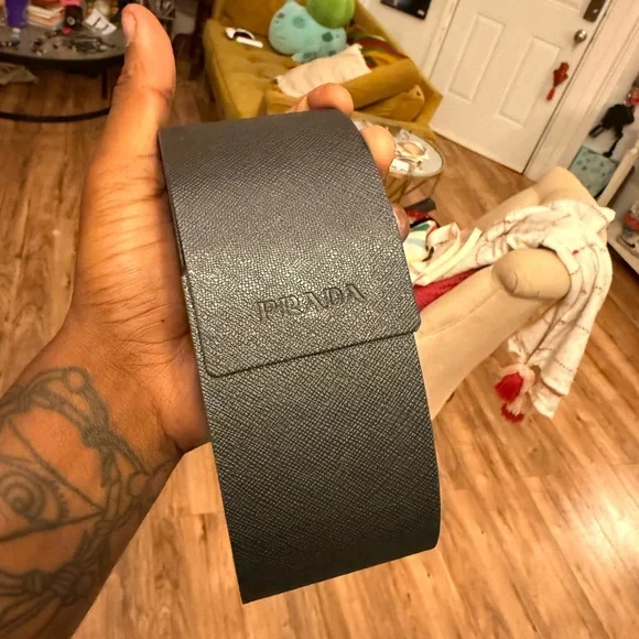 Prada Black Chunky Frame Sunglasses - Picture 5 of 5